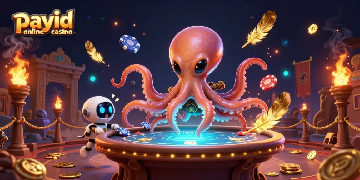 Engage in thrilling gameplay at a payid online casino with a vibrant alien casino scene.