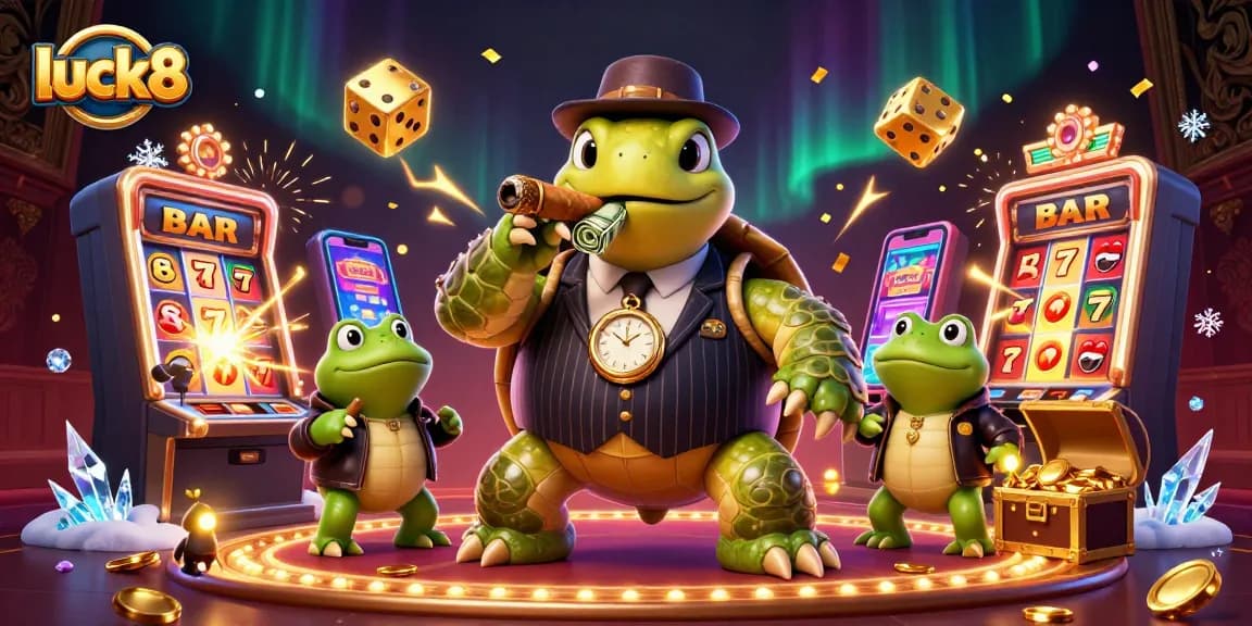 Experience excitement with the luck8 jackpot scene featuring vibrant characters and dynamic casino elements.
