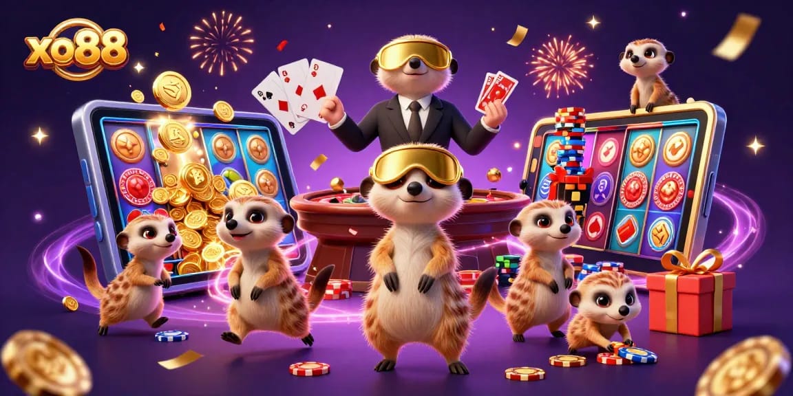 Experience the excitement of xo88 at an animated meerkat casino with thrilling games.