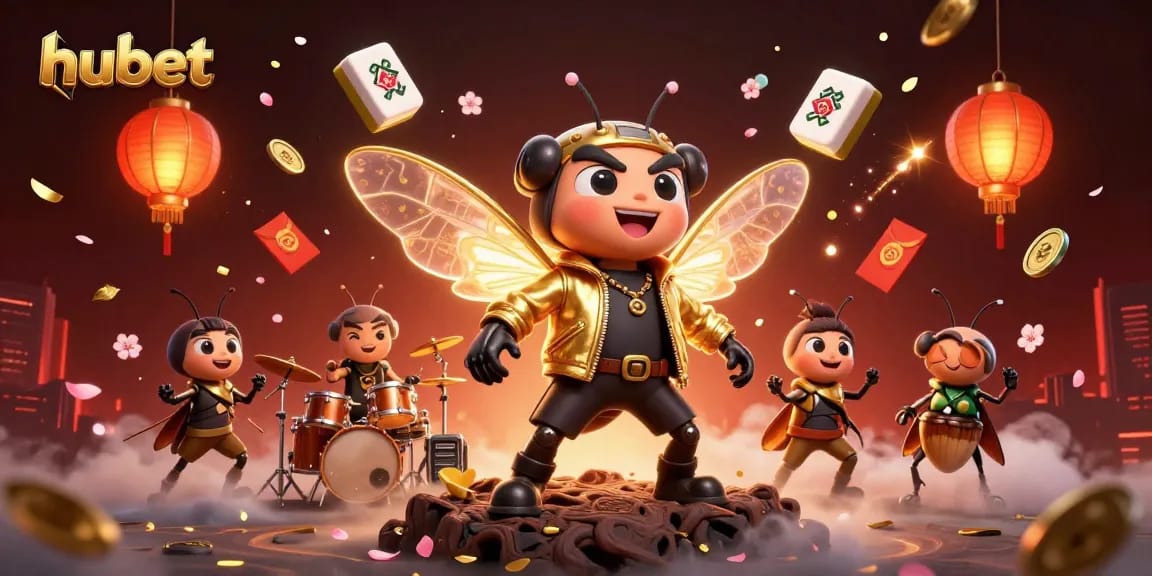 Experience hubet's vibrant casino culture with a buzzing rock star scene full of excitement and dynamic gaming elements.