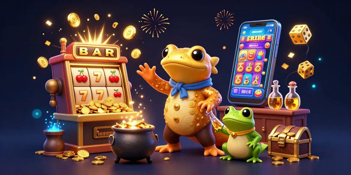 Experience fun88's magical casino world with a golden salamander alchemist and jackpot winnings.