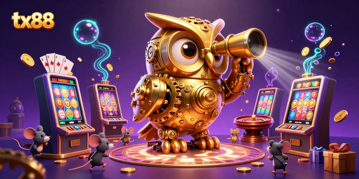 Engage with tx88's thrilling casino experience featuring vibrant characters and dynamic game elements.
