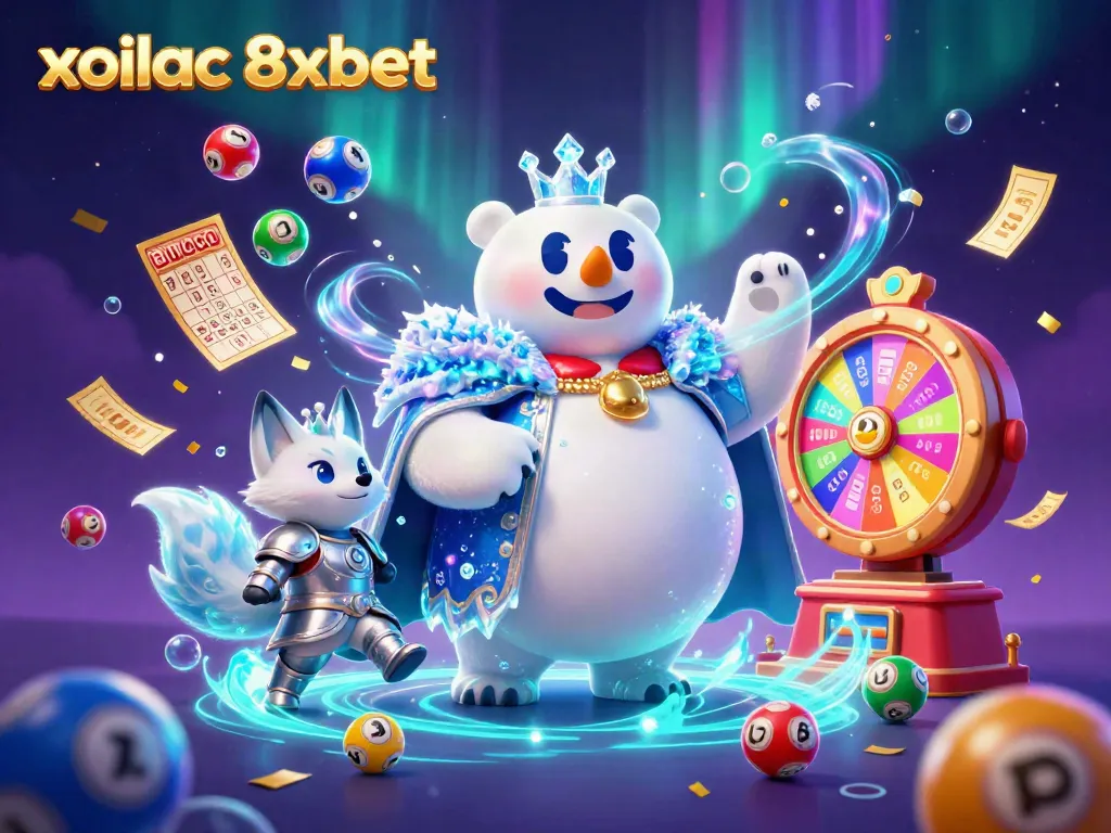 Experience the thrilling energy of xoilac 8xbet as vibrant lottery balls and captivating characters enhance your gaming excitement.